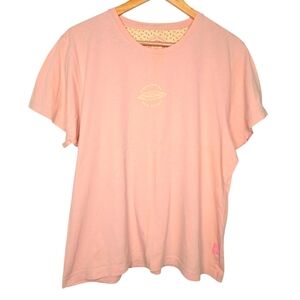 Life Is Good Womens Pink Canoe Take Me To The River Graphic Cotton T Shirt XL